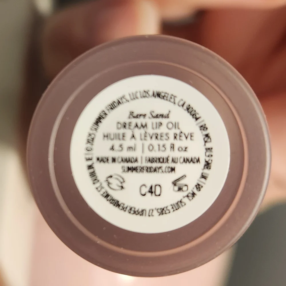 Summer Fridays Dream Lip Oil in the shade Bare Sand NEW Vegan